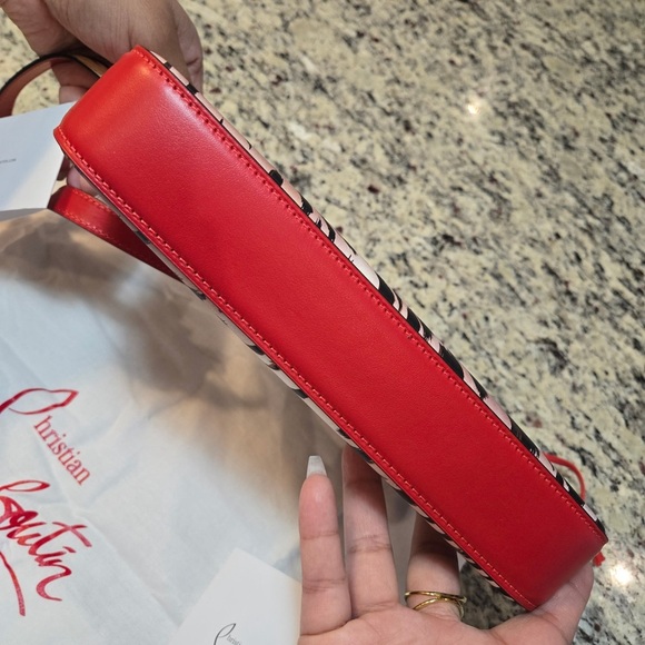 NEW Christian Louboutin Leopard Print Shoulder Bag - Picture 5 of 6